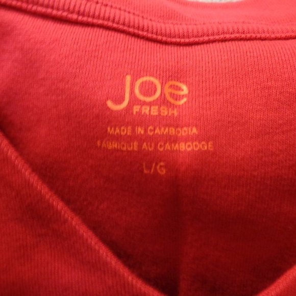 JOE Fresh Women's V-Neck Pink Top Size Large - Picture 5 of 9